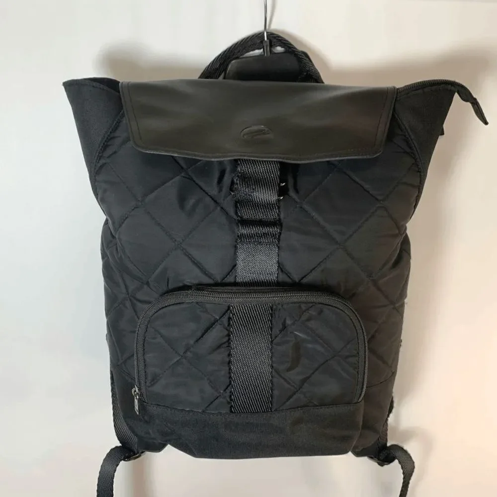 Quilted Black Baby Backpack - Unbranded